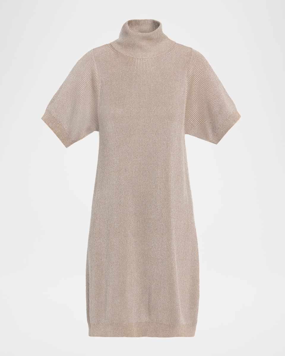 Sparkling Cotton Mini Dress